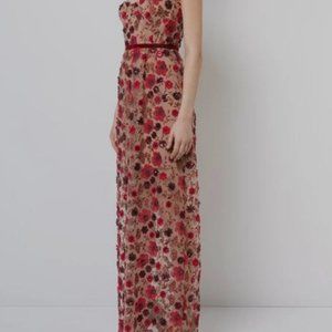 For Love And Lemons Beatrice Strappy Maxi Dress in Bouquet
